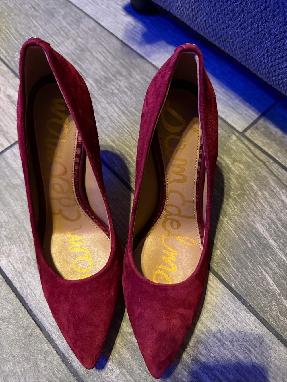 Sam Edelman Women's Hazel Pump, French Merlot - Picture 2 of 4
